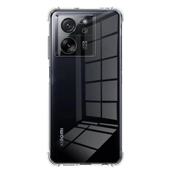 Fodral till Xiaomi 13T/13T PRO - Phonillico® - Stötsäker - Mjuk TPU - Transparent - Förstärkt skydd Transparent