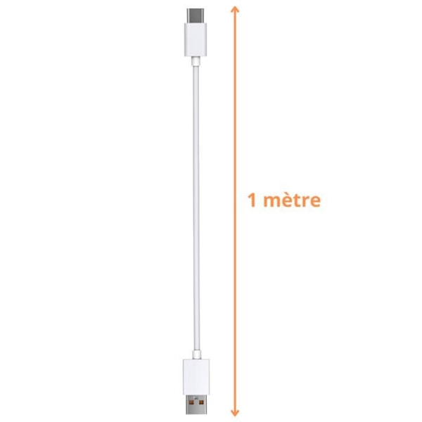 Snabbladdare 120W - Xiaomi - Kompatibel med 13 Pro/12 Pro/Redmi Note 13 Pro Plus - USB-A - USB-C - 1m Vit