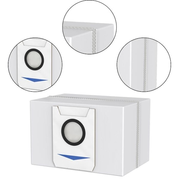Pack tarvikkeet - Phonillico® - Ecovacs Deebot T20 Omni - 6 pölysäkkiä - 1 suodatinrulla - 2 suodatinta