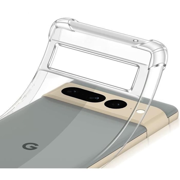 Fodral till Google Pixel 7 PRO - Stötsäkert Skyddande TPU Mjukt Transparent Phonillico®