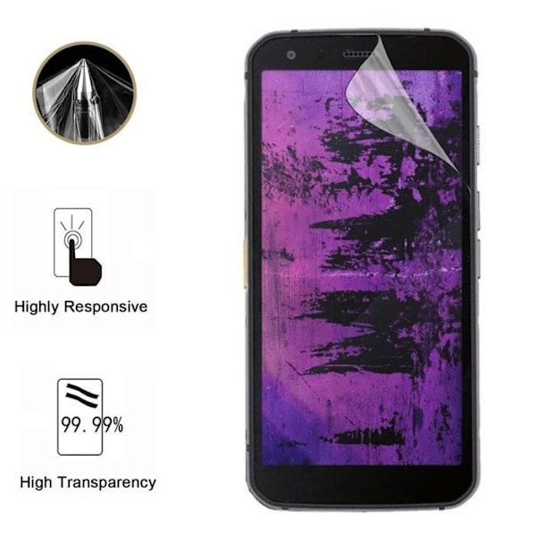 Skærmbeskyttelse - Phonillico - Cat S62 Pro - Pakke med 2 - Ridsefast - Ultra tynd Transparent