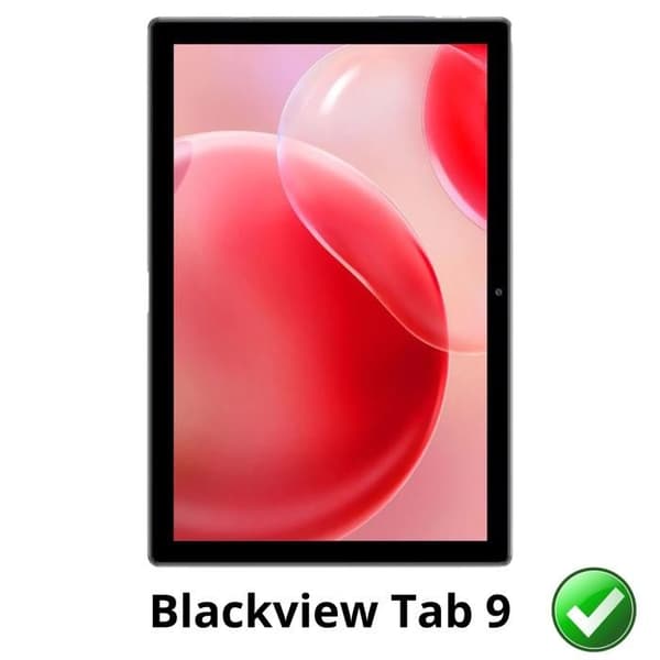 Skyddsskärm - Phonillico - Blackview Tab 9 - Pack med 2 - Repfria - Ultra tunn
