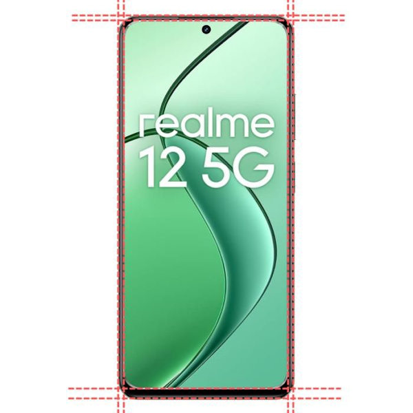 Hærdet Glas - Phonillico® - Realme 12 5G - Pack af 4 - Ridsefast - Skærmbeskyttelse Transparent