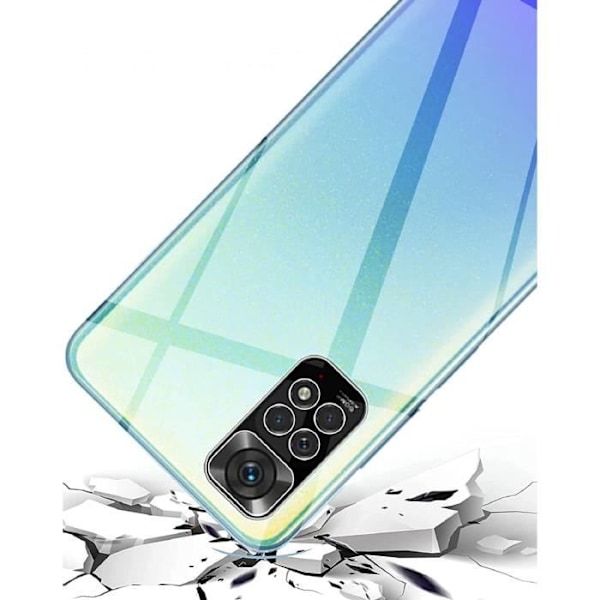 Fodral för Xiaomi Redmi Note 11 Pro - Redmi Note 11 Pro 5G - Silikongel TPU Transparent Ultratunt Mjukt Skydd Phonillico® Transparent