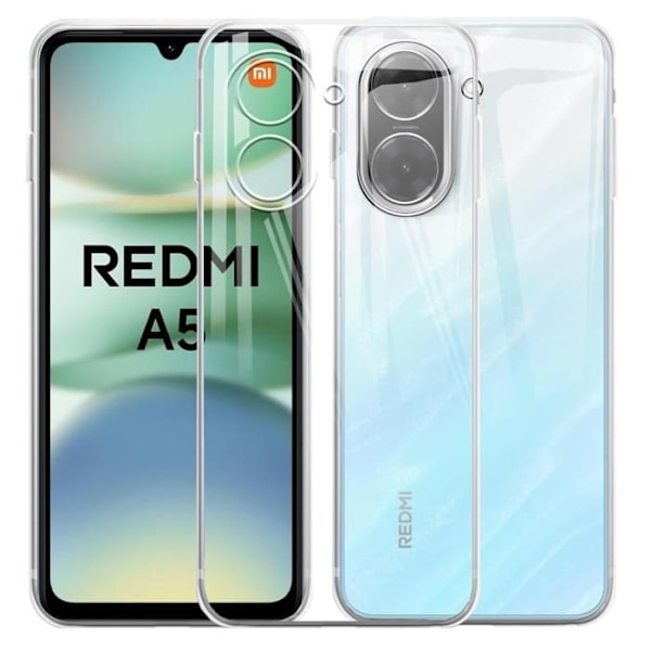 Coque til Xiaomi Redmi A5 4G (EU-version) - Silikone Gel TPU Gennemsigtig Beskyttelse Blød Ultra Tynd Phonillico® Transparent