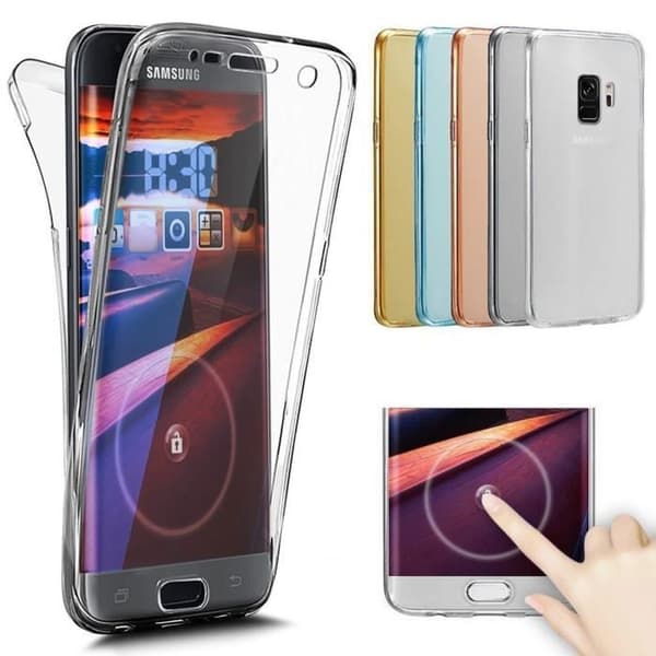 Coque til Galaxy S9 PLUS - Transparent TPU Hel Silikone Phonillico® Transparent