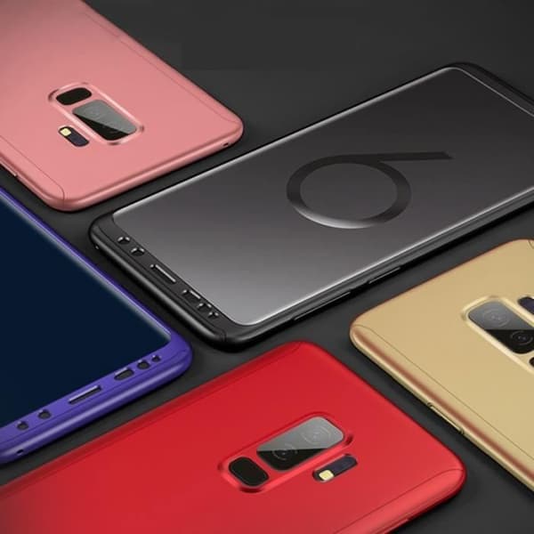 Coque til Samsung Galaxy S9 - Full 360 Sølv Phonillico® PENGAR