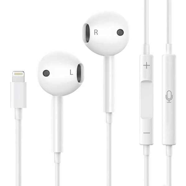 Trådbundna hörlurar - Ej specificerat - In-ear - Mikrofon - Volymskontroll - Vit Vit