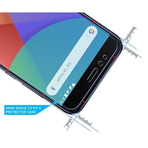 Xiaomi MI 5X Skal - Transparent Silikon + Härdat Glas Skärmskydd [Phonillico®]