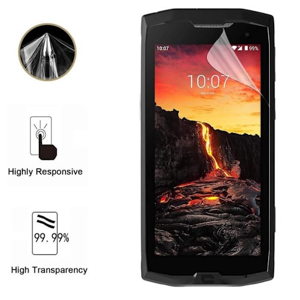 Skærmbeskyttelse - Phonillico - Crosscall Core M4 - Pakke med 2 - Ultra tynd - Ridsesikker Transparent