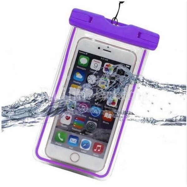 [Kompatibel XIAOMI] Vattentät Lila Fodral Täckande Skydd Plast Vattentät Vattentät [Phonillico®]