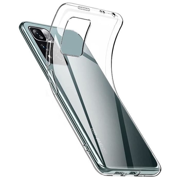 Fodral för Xiaomi Redmi Note 11 PRO+ 5G - Redmi Note 11 PRO PLUS 5G - Transparent TPU Silikon Mjukt Tunnt Skydd Phonillico® Transparent