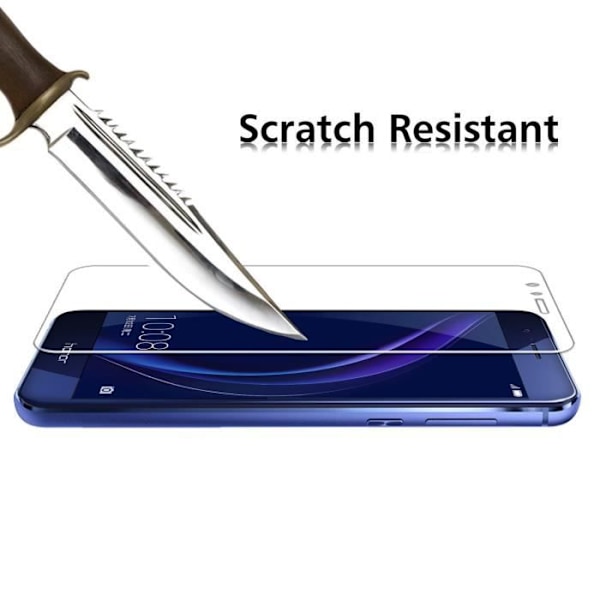 Verre Trempe Huawei HONOR 8 - [Paketti 2] Ultra Kestävä Näytön Suojakalvo [Phonillico®]