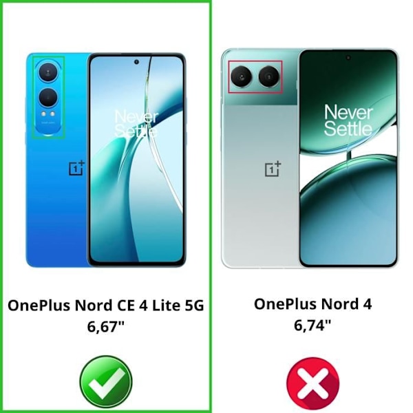 Skærmbeskyttelse - Phonillico® - OnePlus Nord CE 4 Lite 5G - Tempereret Glas - Pakke med 2 - Ridseresistent Transparent
