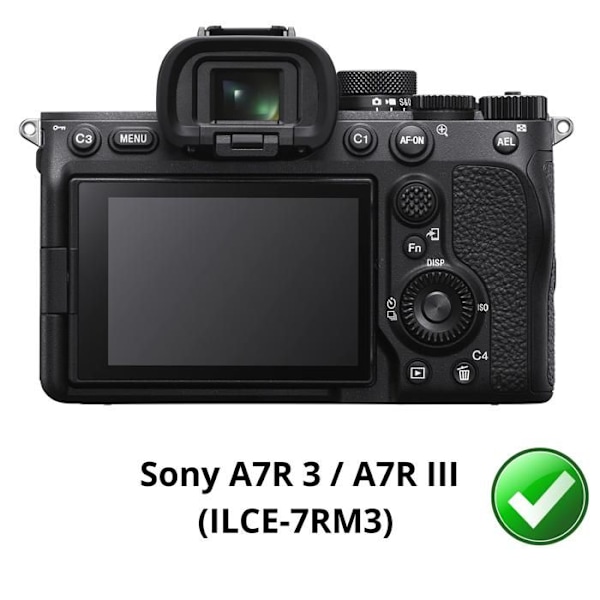 Skærmbeskyttelse - Phonillico - A7R 3-A7R III-A7RIII - Pack med 3 - Kradsikker - Ultra tynd