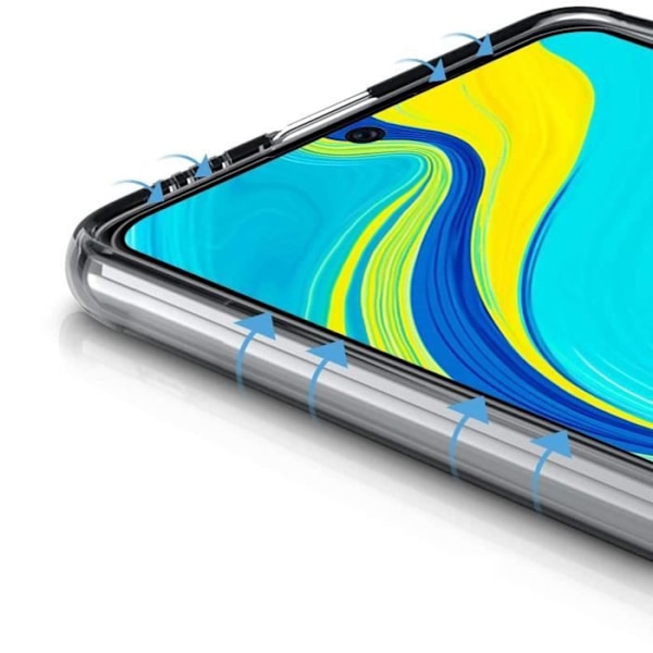 Hærdet Glas til Xiaomi REDMI NOTE 9S - REDMI NOTE 9 PRO [Pakke 2] Transparent Film Sort Kant Skærmbeskyttelse Phonillico®
