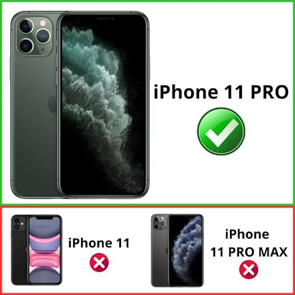 Erstatnings LCD-skærm til iPhone 11 PRO – Samlet berøringsglas Phonillico®