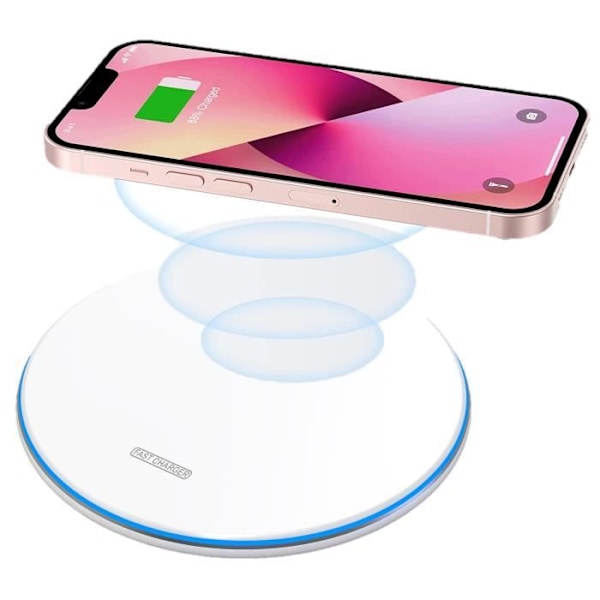 Mustaa Induktio Laturia [Yhteensopiva Apple iPhone XS MAX-XS-X-XR-8-8 PLUS] Langaton Nopea Lataus Qi Wireless Power -järjestelmä Svart
