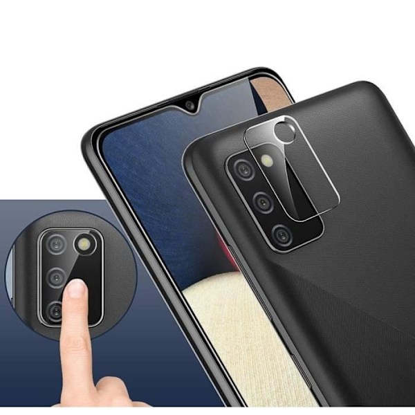 Samsung A02S Suojalasi Kamera takakamera [2 kpl] Kiillotettu lasi Phonillico®