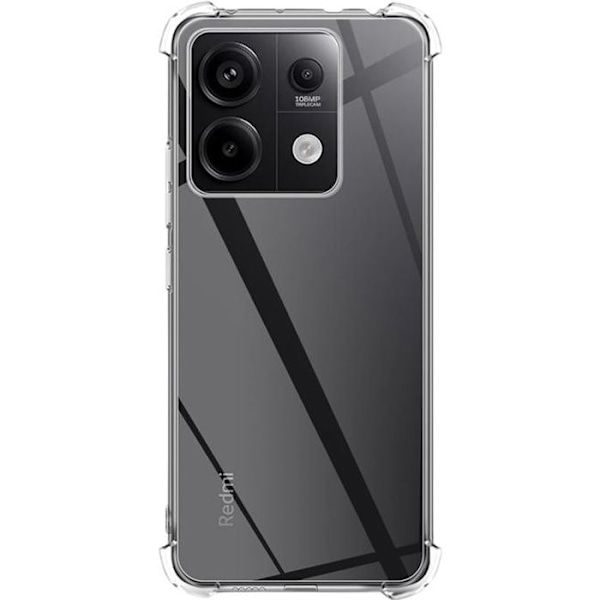 Coque - Phonillico® - Xiaomi Redmi Note 13 5G - Iskunkestävä - Pehmeä TPU - Läpinäkyvä Transparent