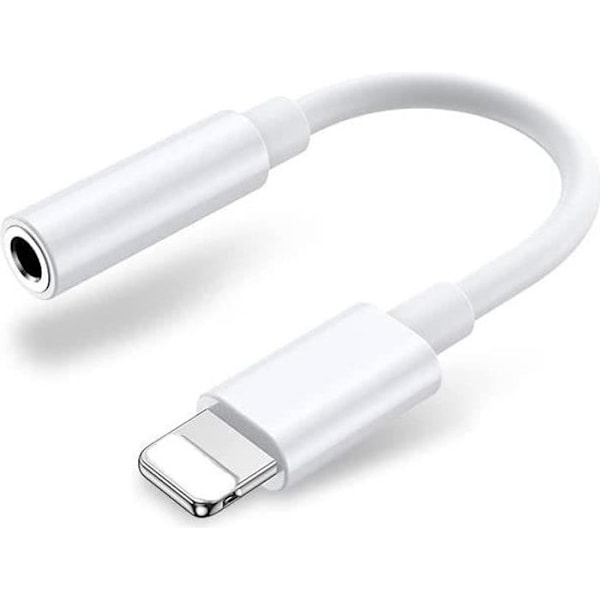 Kabeladapter för ljudjackhörlurar kompatibel med iPhone 13 Pro Max Mini 12 11 SE 2022 X XR 8 7 Phonillico®