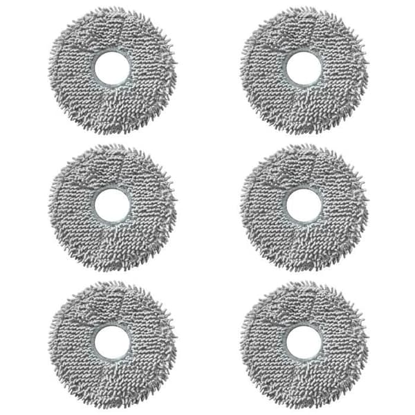 Lingette til iRobot Roomba Plus 505 Combo / Roomba Plus 404 Combo [Sæt 6] Genanvendelig vaskbar mopp Phonillico®