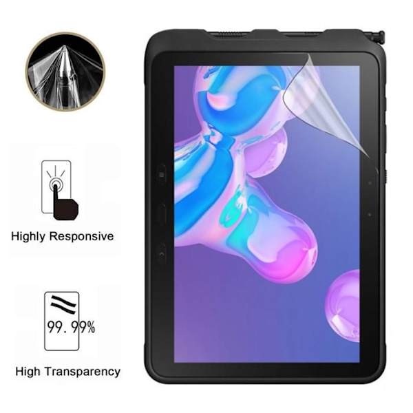 Skærmbeskyttelse - Phonillico - Samsung Galaxy Tab Active Pro - Pakke 2 - Holdbar - Ultra Tynd