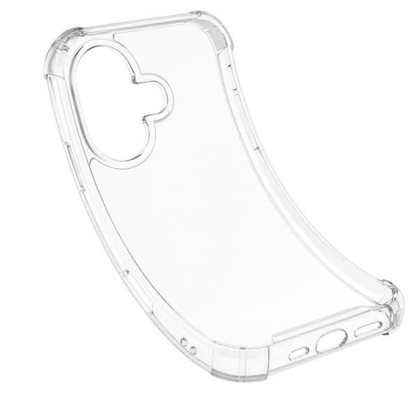 Stødabsorberende cover til iPhone 17 og 2 hærdede glas skærmbeskyttelse Phonillico® Transparent