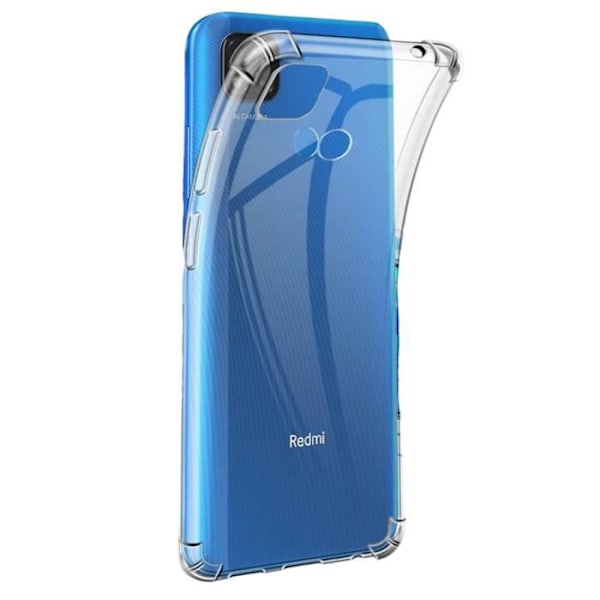 Coque til Xiaomi REDMI 9C - REDMI 9C NFC - Stødabsorberende Beskyttelse Silikone Blød Transparent Phonillico® Transparent