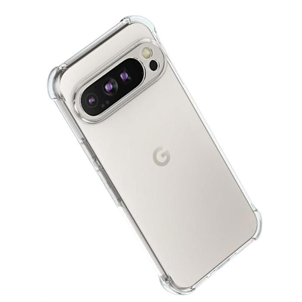 Coque til Google Pixel 9 Pro XL - Stødabsorberende Transparent TPU Beskyttelse Phonillico® Transparent