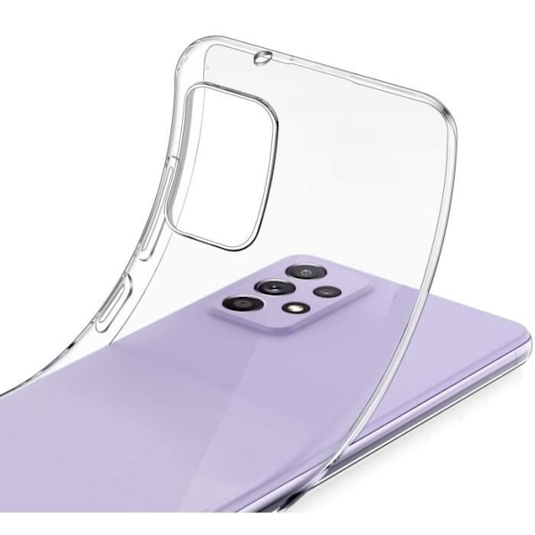 Skal till Samsung Galaxy A53 5G - Silikongel TPU Transparent Skydd Mjukt Ultratunt Phonillico® Transparent