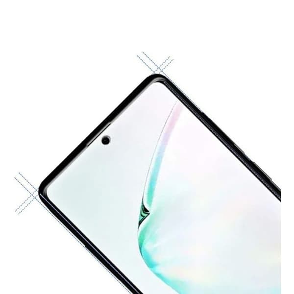 Stødabsorberende cover til Samsung Galaxy Note 10 Lite og 2 hærdede glas skærmbeskyttelse Phonillico® Transparent