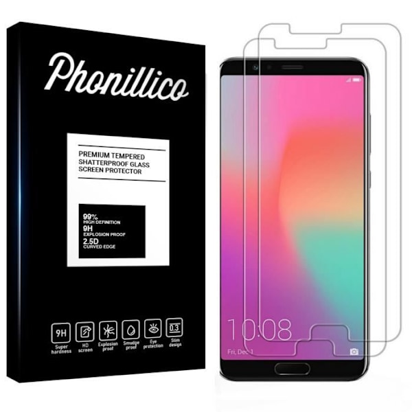 Film til beskyttelse af skærm - Phonillico® - Huawei HONOR VIEW 10 - Pakke med 2 - Ultra modstandsdygtig - Ridsefri