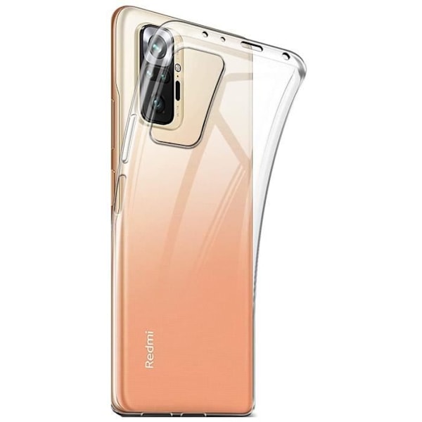 Coque pour Xiaomi REDMI NOTE 10 PRO - Silikoni Geeli TPU Läpinäkyvä Pehmeä Ultra Ohut Phonillico® Transparent
