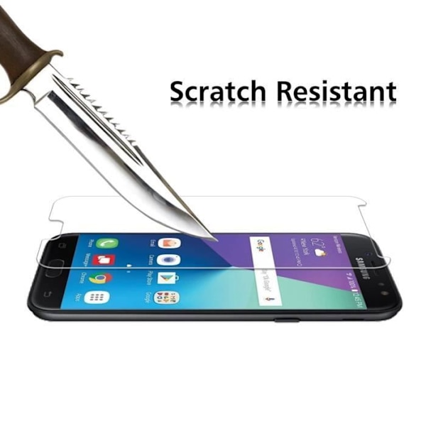 Näytönsuojakalvo - Phonillico® - Samsung Galaxy J7 2017 J730 - 2 pakkausta - Ultra kestävä - Musta