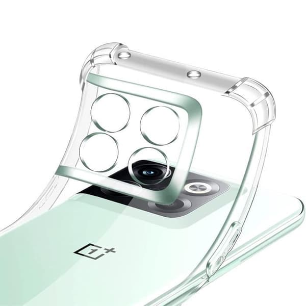 Coque til OnePlus 10T - Stødbeskyttelse TPU Blød Transparent Phonillico®