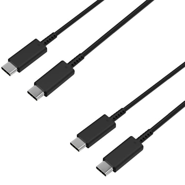 Lot 2 Nopea USB-C USB-C -kaapeli 1m Samsung Galaxy S23 PLUS-S23 ULTRA-S22 PLUS-S22 ULTRA-TAB S9-TAB S8-TAB S7 Phonillico®