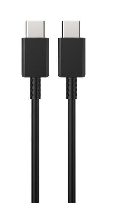 USB-C USB-C Kabel Sort 1m til Samsung Galaxy S24 / Galaxy S23 / Galaxy S23 FE [PACK 2] Phonillico®