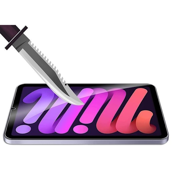 Härdat glas - Phonillico® - iPad MINI 7 - Pack 2 - Repellerar repor - Skärmskydd