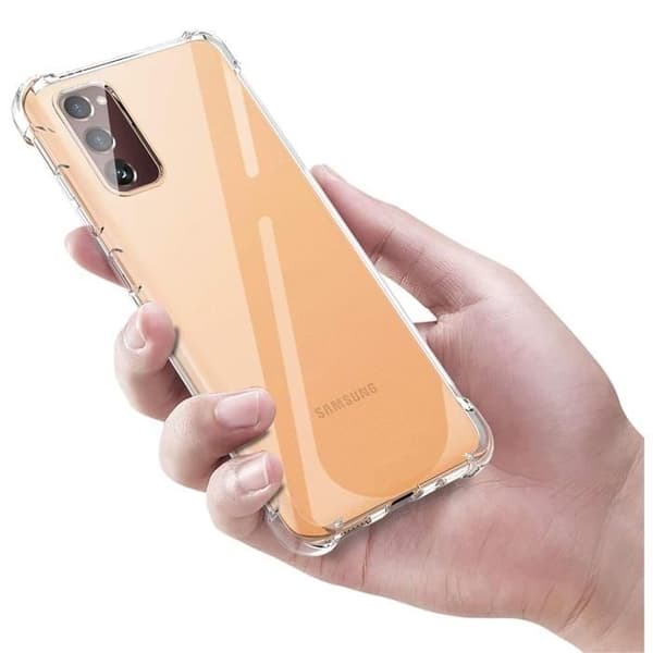 Coque Antichoc Silicone Transparent til Samsung S20 FE - Phonillico® Transparent