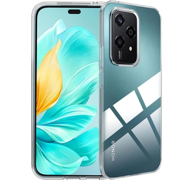 Silicone Skal - Phonillico - Honor 200 Lite 5G - Flexibel - Transparent - Repudiation mot repor Transparent