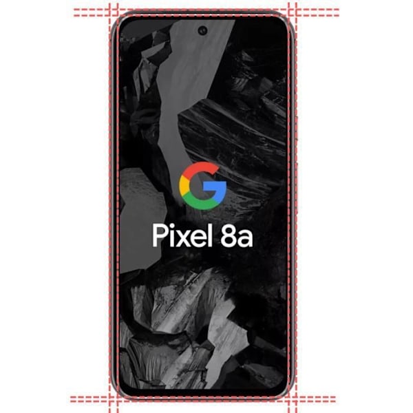 Skärmskydd - Phonillico - Google Pixel 8a - Paketering om 4 - Härdat glas - Repbeständigt Transparent