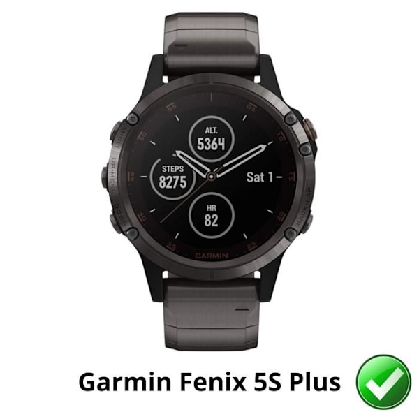 Skyddsskärm för Garmin Fenix 5s Plus [Pack 6] Hållbart Ultra Tunnt Plastskydd Phonillico Transparent