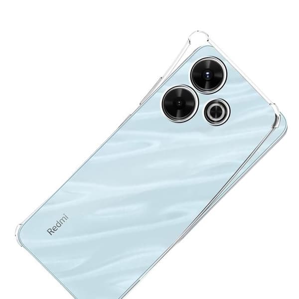 Coque til Xiaomi Redmi 13 - Stødabsorberende TPU Blød Transparent Phonillico® Transparent