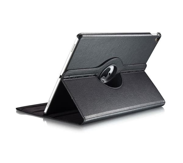 Coque Rotative 360 Sort til iPad Air 13 inch M3 2025 - Husse Etui Beskyttelse Elastisk Lukning Phonillico® Svart