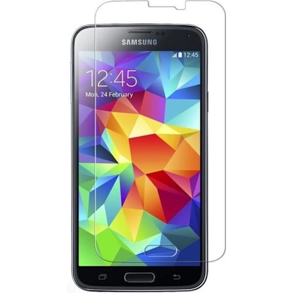 Elokuvan lasisuoja näyttö - Phonillico® - SAMSUNG GALAXY S5 - Karkaistu lasi - Erittäin kestävä - Naarmuuntumaton