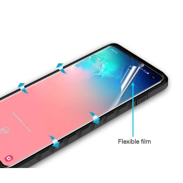 Elokuvasuojus Samsung Galaxy S10 - Kaarresuojakalvo, täysikokoinen, kestävä [Phonillico®]