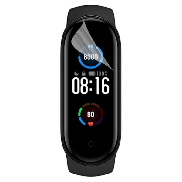 Skyddsskydd för Xiaomi Mi Band 5 [Pack 6] Plastskyddfilm Resistent Ultrafinn Phonillico Transparent