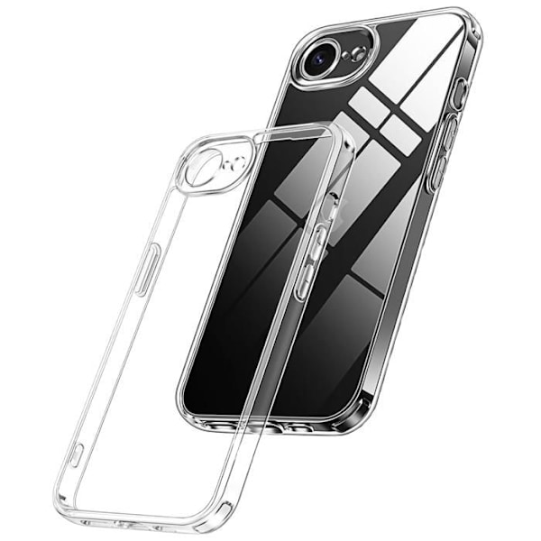 Skal till iPhone 16 - Phonillico® - Silikongel TPU - Mjukt skydd - Ultratunt - Transparent Transparent