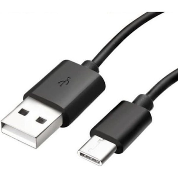 USB-C-kabel til Xiaomi Mi 11 - Mi 11 LITE - Mi 11 LITE 5G - USB-C opladerkabel sort 1 meter Phonillico® Svart